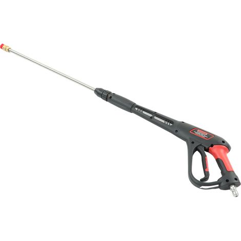 54 cm Hochdruckreinigerpistole, 4000 PSI, vielseitig einsetzbar für Haus und Garten, inklusive 5 farbiger Düsen und Verlängerungsstange, 3/8"-Anschluss (1/5)