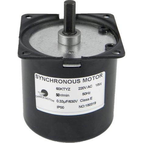 60KTYZ Moteur de boîte de Vitesses synchrone AC 220V 50RPM CW/CCW Direction contrôlable 18W Motoréducteur synchrone (1/5)