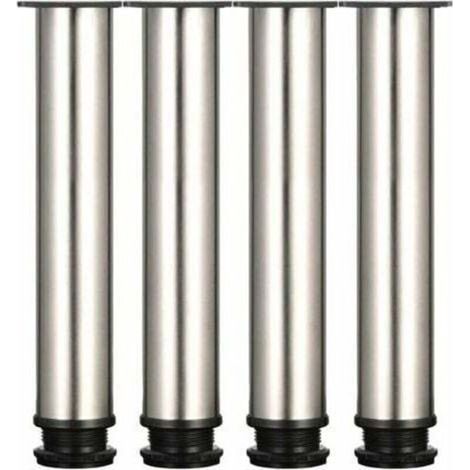 verstellbare Füße, 300 mm hoch, verdickte Möbelbeine, Tischbeine, Möbelbeine aus Edelstahl.