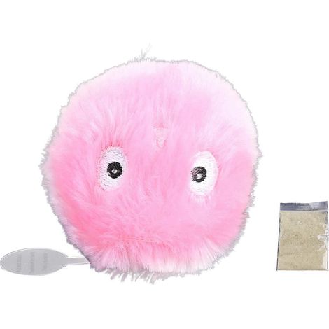 Balle en peluche à mordiller, imitant les cris d'animaux réalistes, pour chatons et chats. (1/5)