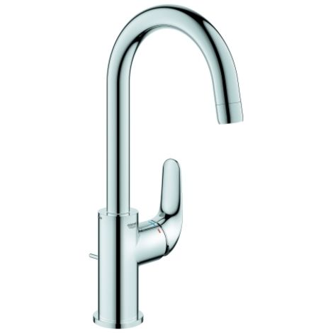 Grohe Euroeco Mezclador monomando de lavabo, tamaño L, proyección (1/2)