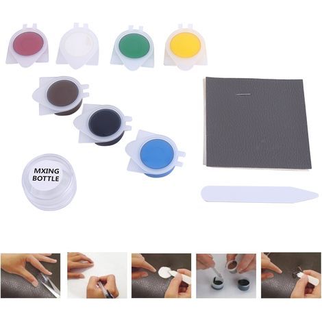 Kit de réparation pour cuir de voiture, siège, canapé, sans chaleur, liquide, outil professionnel anti-rayures (1/5)