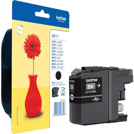 Brother LC-121BK cartuccia d'inchiostro Originale Nero (1/3)