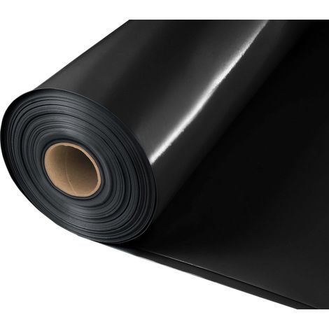 Polyane - Film plastique d'étanchéité sous-dalle en polyéthylène noir Type 300, 4x25m, Ep 0,2