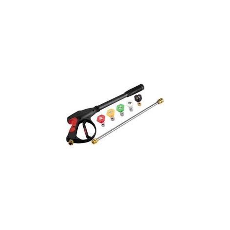 Pistolet de lavage à jet professionnel pour nettoyeur haute pression et lance ,Pistolet de nettoyeur haute pression pour nettoyage de voiture,sols, murs, fenêtres (1/5)