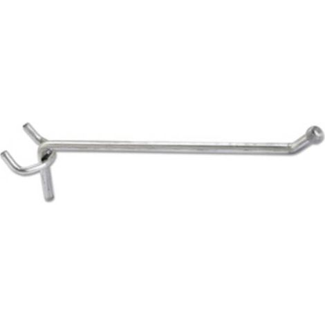 4 x BL GANCIO P/PANNELLI FORATI FIG 9 DA 15 CM   5 PZ