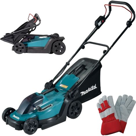 Makita 18v Lawn Mower DLM330Z LXT Cordless Lion Battery 33cm Cut Bare + Gloves