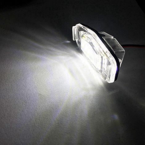 2 paires d'éclairages de plaque d'immatriculation à LED pour Honda Civic et Honda Accord