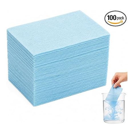 100 x Multi-Purpose Wipes for Floor Cleaning, Multi-Effect Floor Clean Tablets, Multiple Effect the Floors Clean, Improved Cleaning Wipes for Tiles, Laminates and More (1/5)