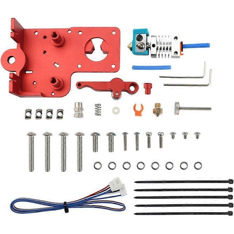 Doppelzahnrad-Extruder für 3D-Drucker, passend für Ender 3 / 3S V2 CR10 / 10 Pro / 10S
