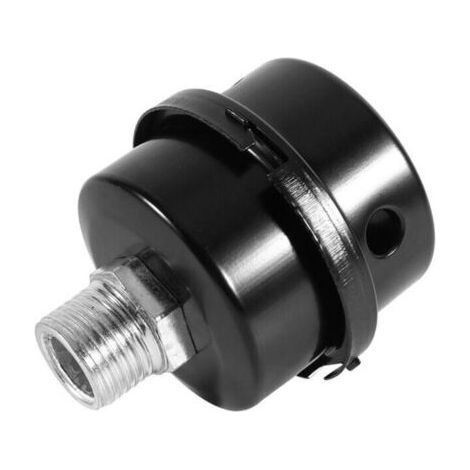 Silencer air compressor, small air pump, accessories, iron shell with filter, silencer, 4-point thread 20mm (1/3)