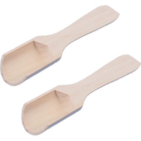 Louche En Bois - Hêtre Naturel Massif - Pour Farine Sel Bain Sucre Café Céréales - Cuisine Et Salle De Bain - Lot De 1 (1/5)
