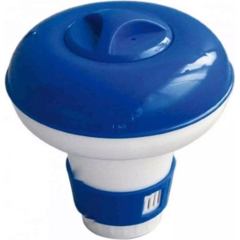Petit doseur diffuseur de chlore ou brome 13 cm, flottant en plastique pour petite pastille - jardiboutique (1/3)