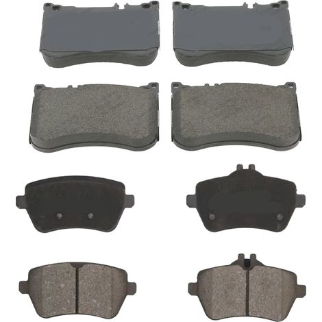 KIT PASTIGLIE FRENO ANTERIORI E POSTERIORI compatibile con MERCEDES-BENZ CLS (C219) / PASTIGLIE FRENANTI AUTO OEM P 50 053,P 50 052 / SOSTITUZIONE DIRETTA / BASSA POLVERE / SILENZIOSO