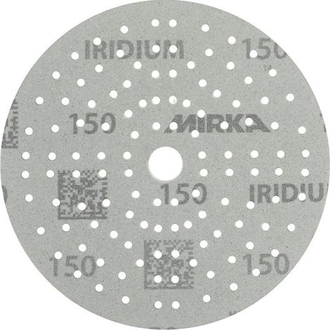 Disco de desbaste adhesivo IRIDIUM Grip 121L 150mm K.150 f.HO/metal/lacado/co. (Por 100) (1/2)