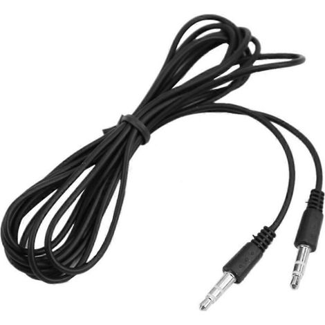 Câble auxiliaire audio stéréo pour voiture, jack 3,5 mm mâle-mâle, 2 m (1/5)