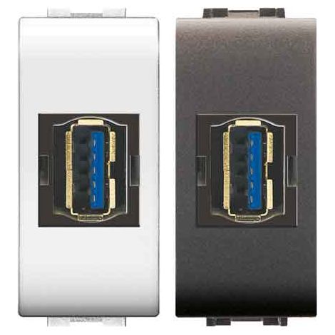STANDARD-USB-STECKDOSE Grau