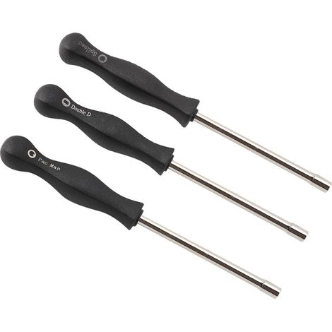 Juego de 3 destornilladores para ajuste de carburador, herramientas de reparación y puesta a punto para motocicletas, equipo portátil, kit de montaje ligero y versátil. (1/5)