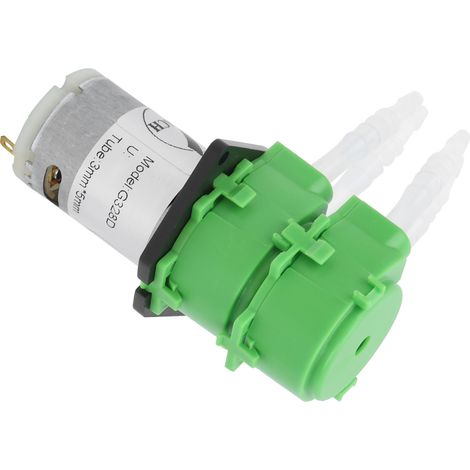 Pompe péristaltique plate à double tête pour le dosage d'eau liquide dans un aquarium, 3 x 5 V CC, 12 V (1/5)