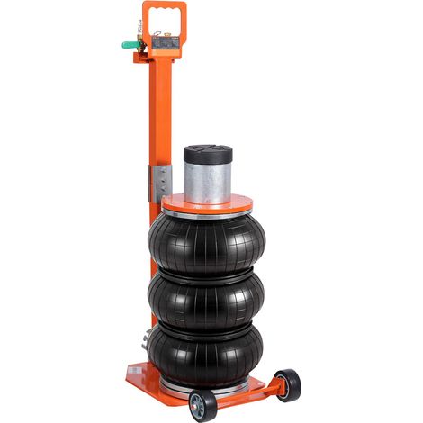 Cric pneumatique Air Jack 3T/6600 lbs, colonne surélevée, poignée réglable, compact et facile à soulever, patin caoutchouc épais, adapté aux berlines, SUV et pickups. (1/5)