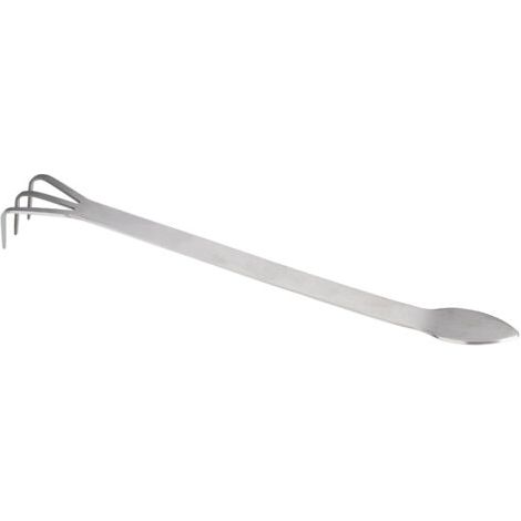 DEESSE SHOP-Spatule de rteau de racine d'outil de jardinage de bonsa d'acier inoxydable 2 en 1 (1/5)