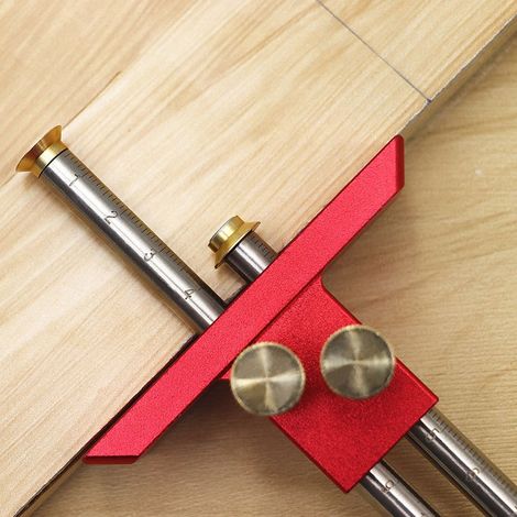 Doppelstab-Markierwerkzeug, Markierwerkzeug für Holzschwalbenschwanzverbindungen, Markierwerkzeug für die Holzbearbeitung (1/5)
