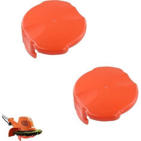 Embouts de bobine pour débroussailleuse – Lot de 2 FLY060 compatibles avec Flymo Contour 500XT, Power Trim 500XT et plus encore (1/5)