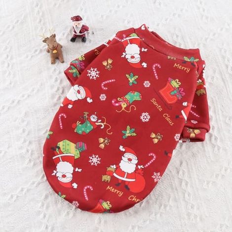 Vêtements de Noël pour animaux de compagnie, chien et chat, costume de Noël (1/3)