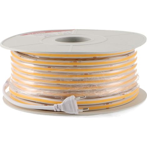 IluminaShop - Tira de LED 220V Cob Point 14W/m IP67 50 Metros IP67 Blanco Neutro 4000