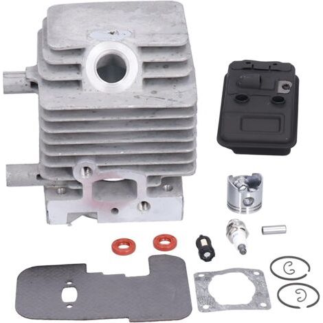 Kit piston et cylindre 34mm pour débroussailleuse Stihl FS75 FS80 FS85 – Joints, bougie, silencieux inclus – Performance améliorée
