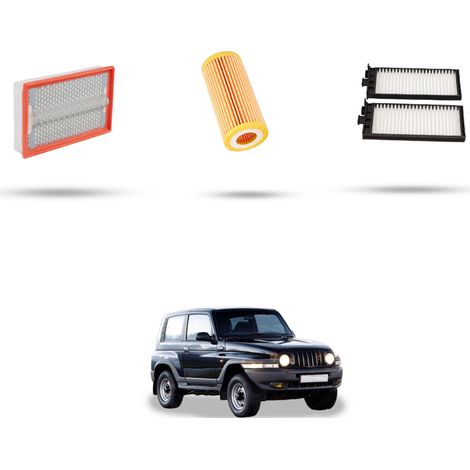 Kit tagliando 3 filtri compatibile con Chevrolet Korando 3.2 156KW dal 1999 (1/5)