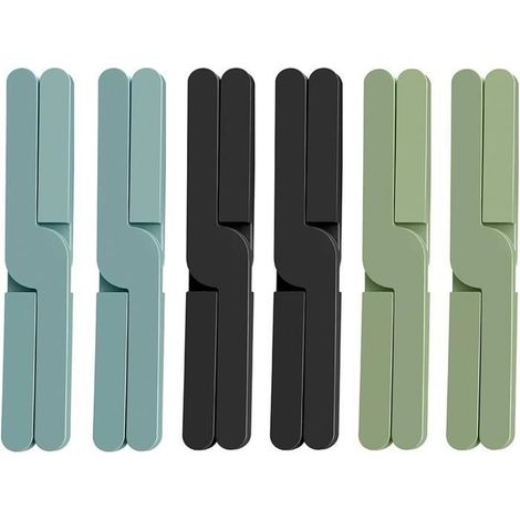 Dessous de plat - Non spécifié - 6 pièces - Silicone pliable - Résistant à la chaleur - Isolation thermique (1/4)