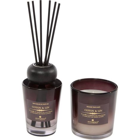 Coffret senteur Alma coton et lin - Atmosphera créateur d'intérieur (1/5)