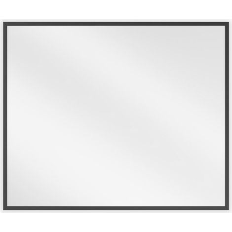 Mexen Loft miroir de salle de bain rectangulaire 60 x 50 cm, cadre noir - 9852-060-050-000-70 (1/5)