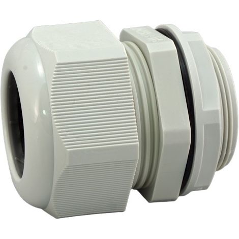 Presse-étoupe RS PRO, M20 en Nylon 66 Ø 10mm à Ø 14mm, avec contre-écrous, IP68 ( Prix pour Sachet de 25 )