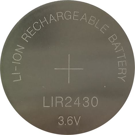 Pile bouton LIR2430 RS PRO, 2.75V, 24mm ( Prix pour 1 )
