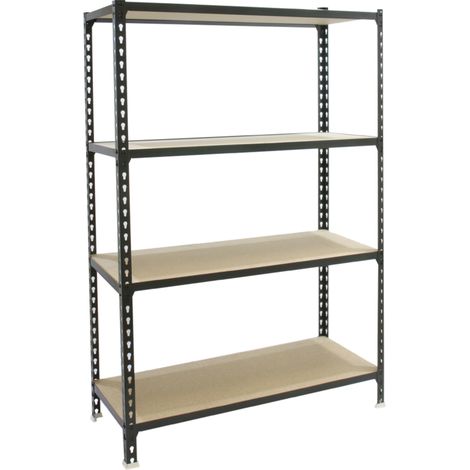 Simonrack mensola design moderno antracite legno 1500x1100x500 mm