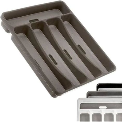 Range-couverts - Kozina - Multicolore - Plastique - 28,5 x 5 x 32,5 cm - S7924135 (1/4)