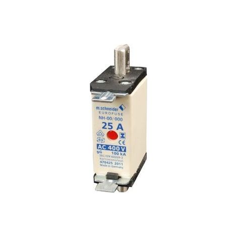 Fusible NH MI taille 000 25A 25 A NH