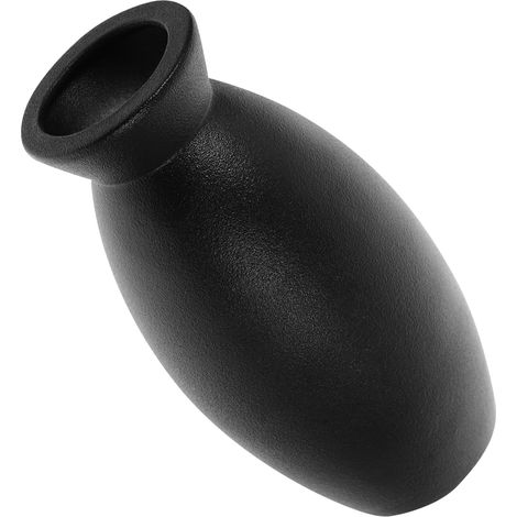 Vase à Fleurs en Céramique Noir pour Bouquets et Fleurs Séchées (1/5)