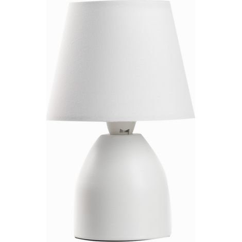 Onli Nano Lampada da Tavolo E14, Bianco, 13 cm x h 19 cm (1/3)