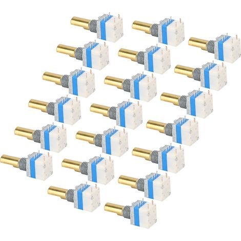 20 interrupteurs de volume en alliage d'aluminium pour talkies-walkies UV5R, BF-888S, TK3107