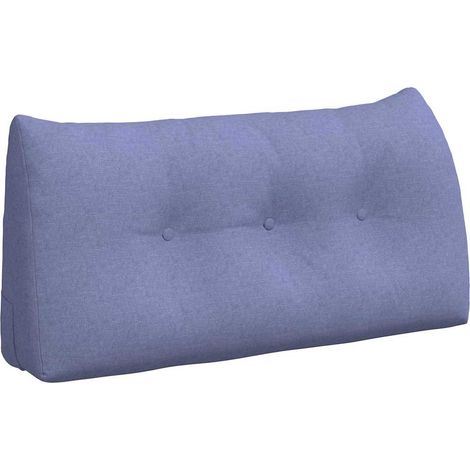 Coussin de Dos Bleu denim 100 x 24 x 50 cm tissu vidaXL (1/5)