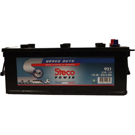 Batterie 12V 135Ah 850A 509x175x208 mm heavy duty stecopower - 921