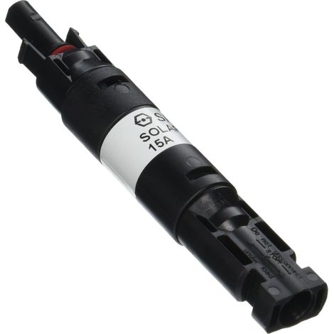 Renogy Supporto Impermeabile del Pannello Solare del Fusibile in Linea 15A w/Fusibile (1/2)