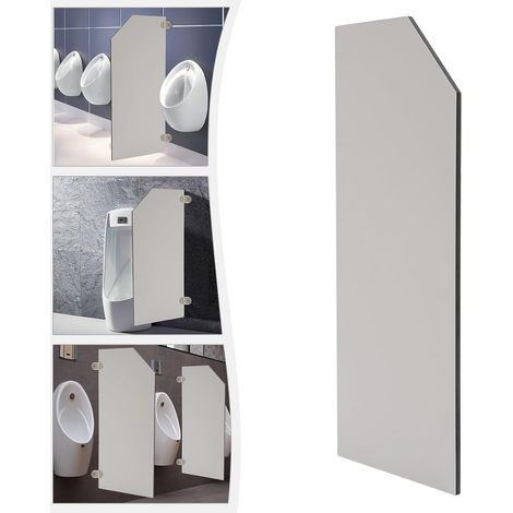 Gojoy – Cloison de séparation murale pour urinoir – Stratifié compact phénolique – Installation murale – 15,75x35,43 pouces – Pour toilettes publiques (1/5)