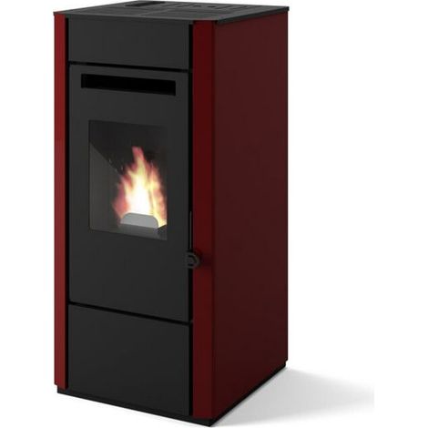 Poêle à granulés - PUNTO FUOCO Elsa 8 kW  Rouge