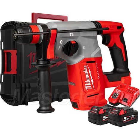 Milwaukee M18 BLHX-502X taladro perforador potente negro rojo (1/5)