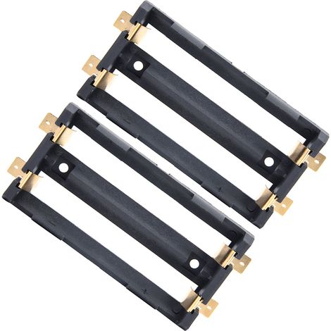 Lot de 2 Boîtiers Support pour 2 Batteries SMD 18650 Coffret Rangement Alimentation Charge DIY (1/5)