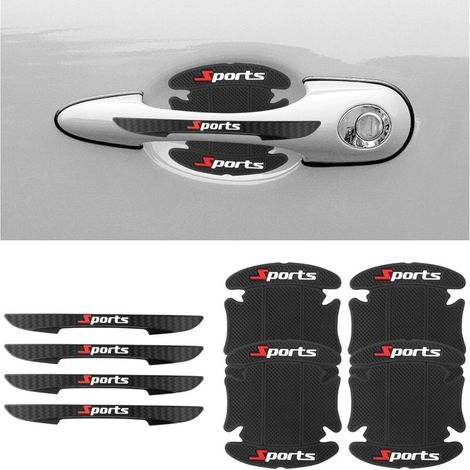 Lot de 8 protections pour portière de voiture – Anti-rayures, universelles, bande adhésive, protection de bord de porte